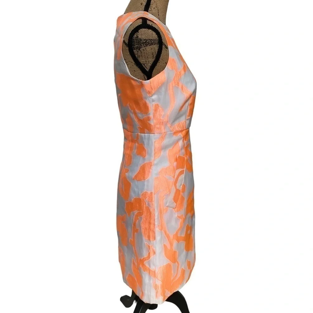 DVF Diane Von Furstenberg Women’s Size 4 Carpreena Rose Jacquard Mini Dress - Picture 5 of 15